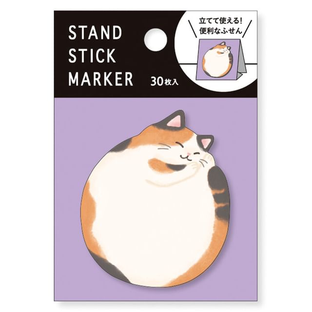 MIND WAVE-Standing Sticky Notes Japanese Cat
