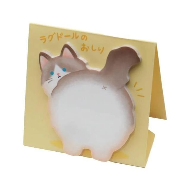MIND WAVE-Standing Sticky Notes Ragdoll Cats Butt