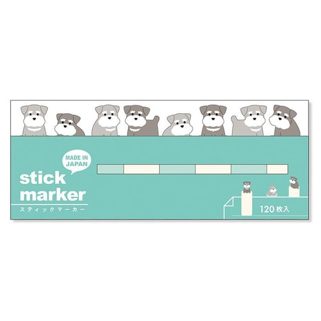 MIND WAVE-Stick Marker Sticky Notes Dog Schnauzer