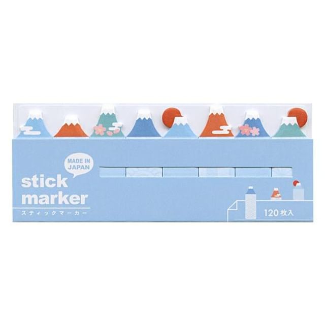 MIND WAVE-Stick Marker Sticky Notes Mount Fuji