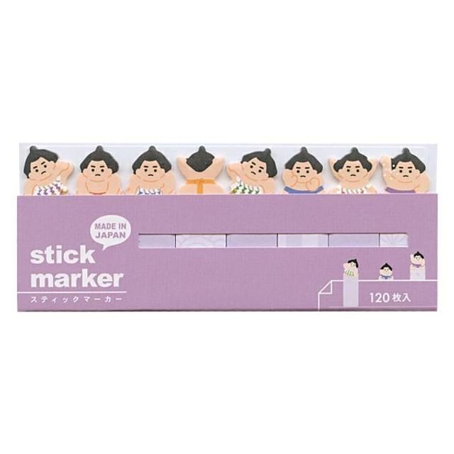 MIND WAVE-Stick Marker Sticky Notes Sumo Wrestling