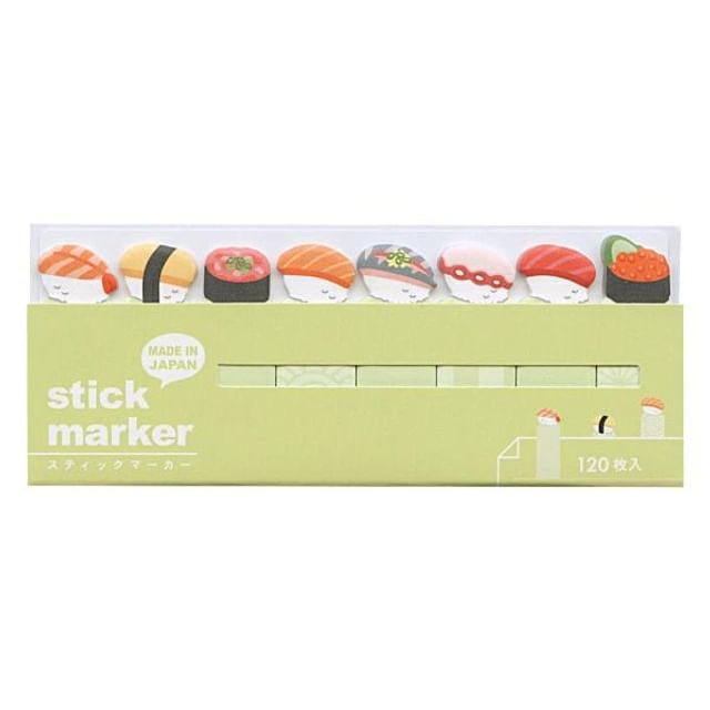 MIND WAVE-Stick Marker Sticky Notes Sushi
