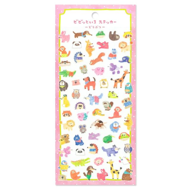 MIND WAVE-Vivid Color Sticker Collection Animals