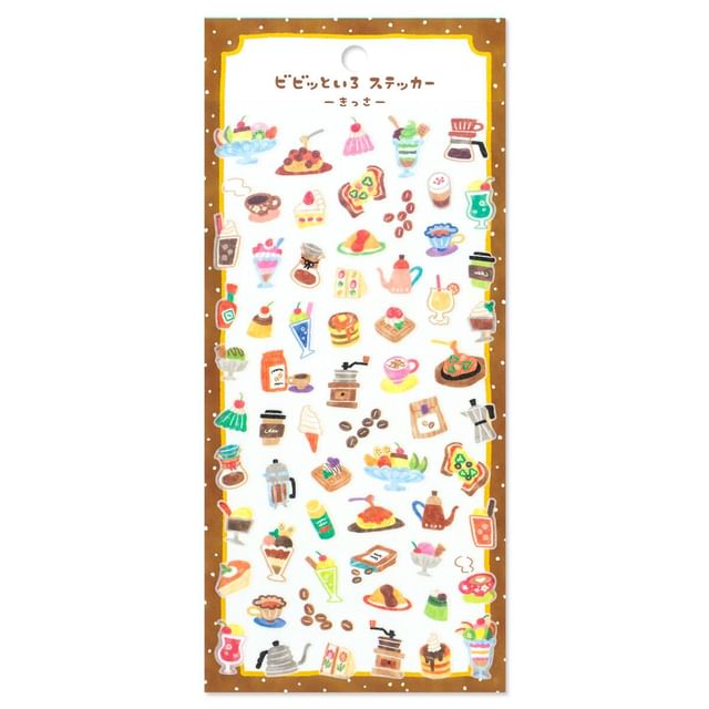 MIND WAVE-Vivid Color Sticker Collection Café