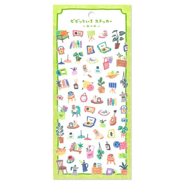 MIND WAVE-Vivid Color Sticker Collection Room