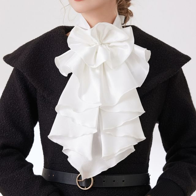 MIOW-Plain Ruffle Decorative Collar