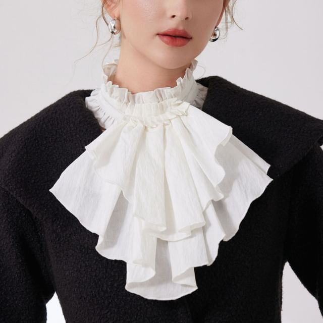 MIOW-Plain Ruffle Decorative Collar