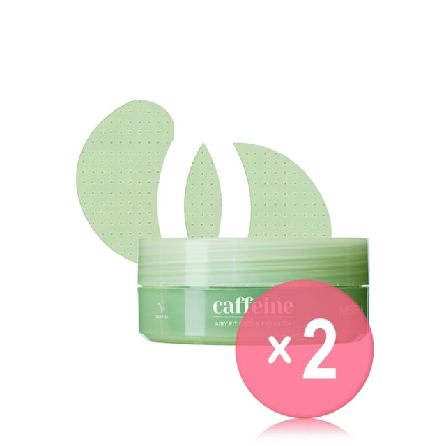 MISSHA-Airy Fit Caffeine Depuffing Face Eye Patch 2pcs Bundle Set
