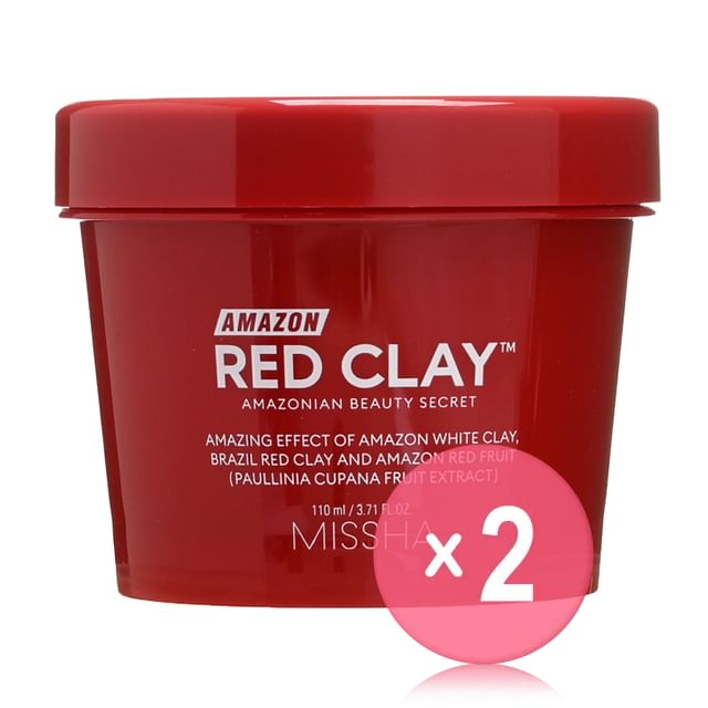 MISSHA-Amazon Red Clay Pore Mask 2pcs Bundle Set