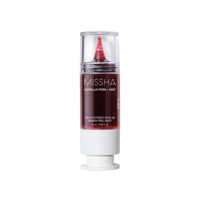MISSHA-Camellia PDRN NAD High-Potency Acid 25 Renew Peel Shot - Sérum exfoliant