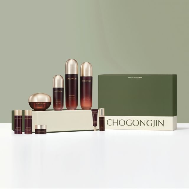 MISSHA-Chogongjin Youngan Skin Care Set - Coffret routine visage anti-âge revitalisante - 10 pièces