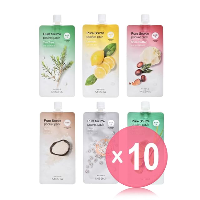 MISSHA-Pure Source Pocket Pack - 6 Types 10pcs Bundle Set