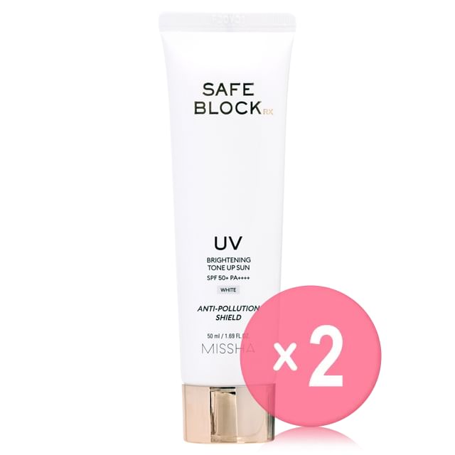MISSHA-Safe Block RX Brightening Tone Up Sun 2pcs Bundle Set