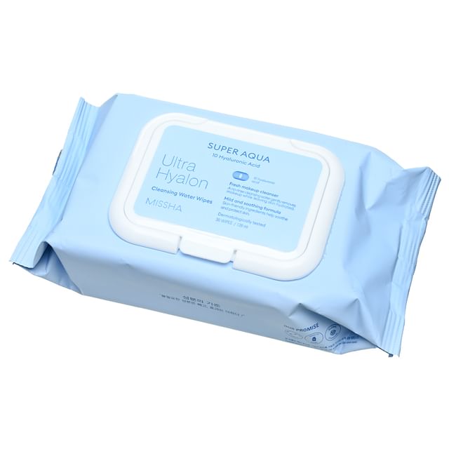 MISSHA-Super Aqua Ultra Hyalon Cleansing Water Wipes - Reinigungstücher