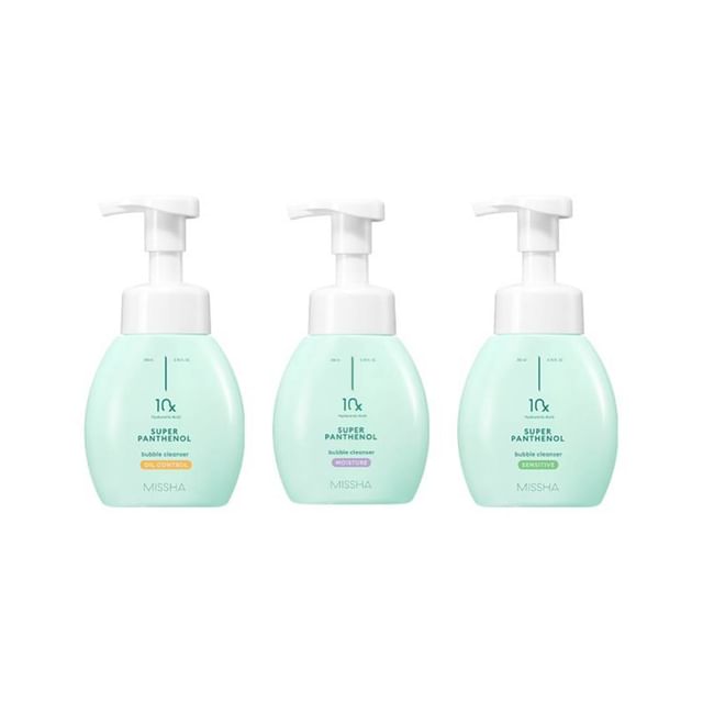 MISSHA-Super Panthenol Bubble Cleanser - 3 Types