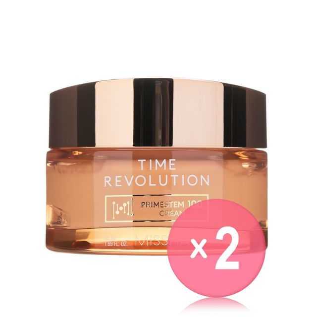 MISSHA-Time Revolution Primestem 100 Cream 2pcs Bundle Set