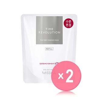 MISSHA-Time Revolution The First Essence Pads Refill Only 2pcs Bundle Set