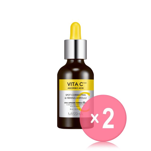 MISSHA-Vita C Plus Spot Correcting Firming Ampoule 2pcs Bundle Set