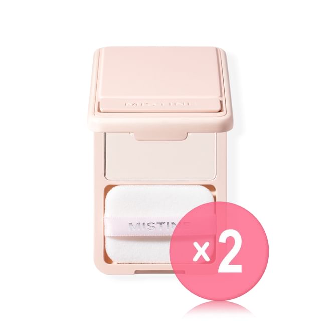 MISTINE-Magfit Soft Matt Pressed Powder - 3 Shades 2pcs Bundle Set