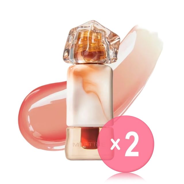MISTINE-Thai Latte Juicy Lip Gloss - 3 Colors 2pcs Bundle Set