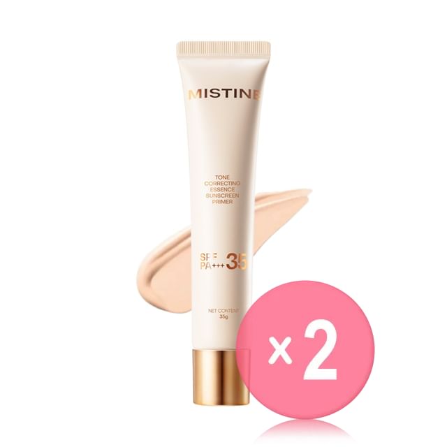 MISTINE-Tone Correcting Essence Sunscreen Primer SPF35 PA - 2 Colors 2pcs Bundle Set