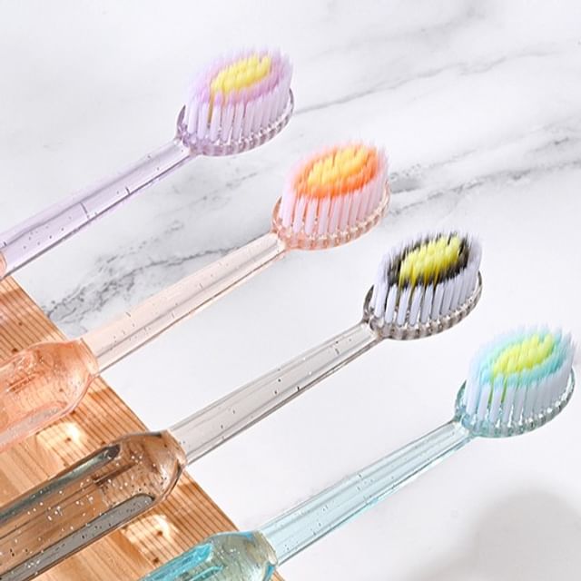 Miumi-Faux Crystal Handle Toothbrush