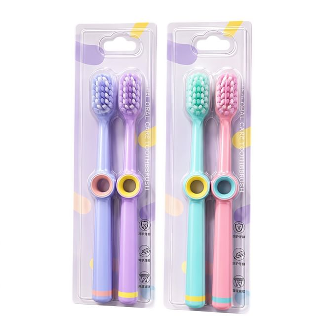 Miumi-Set Of 2 Multilevel Soft Bristled Toothbrush