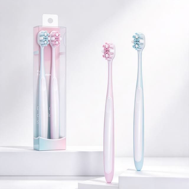 Miumi-Set Of 2 Round Toothbrush