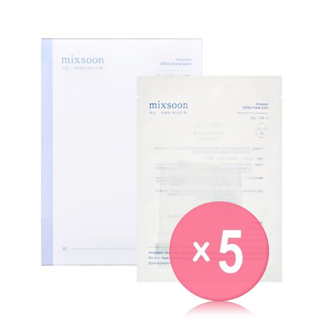 mixsoon-Bifida Mask Pack Set 5pcs Bundle Set