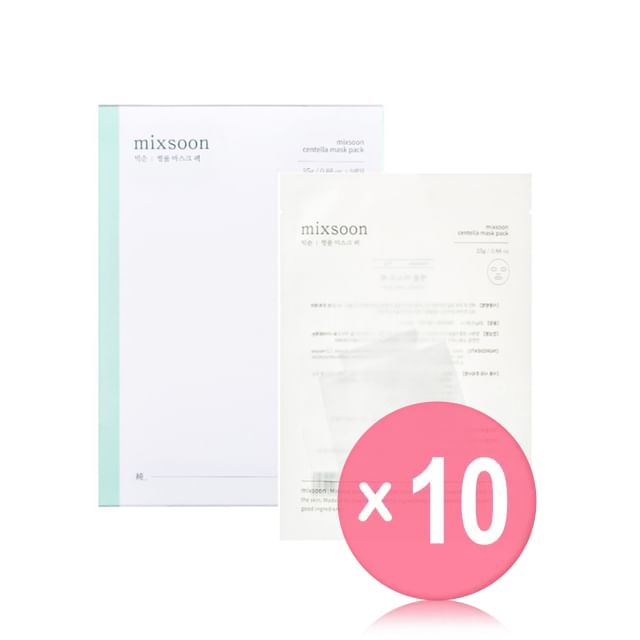 mixsoon-Centella Mask Pack Set 10pcs Bundle Set