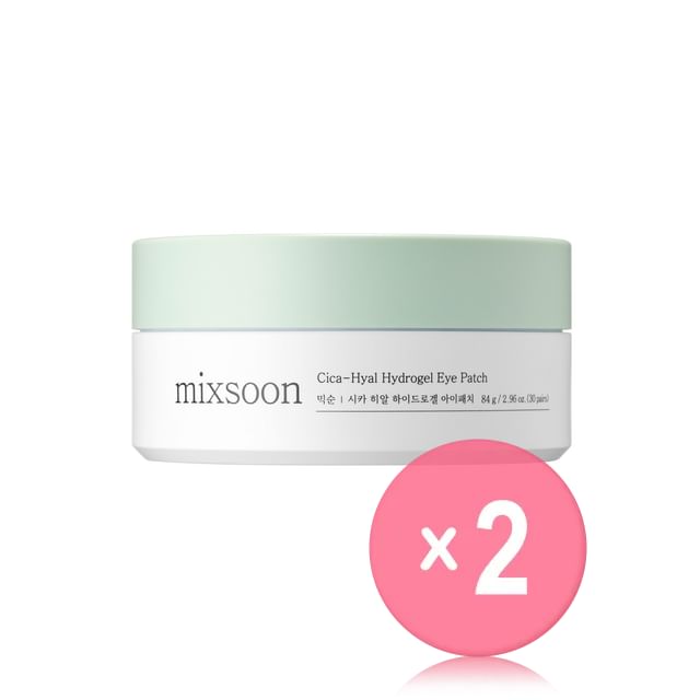 mixsoon-Cica-Hyal Hydrogel Eye Patch 2pcs Bundle Set