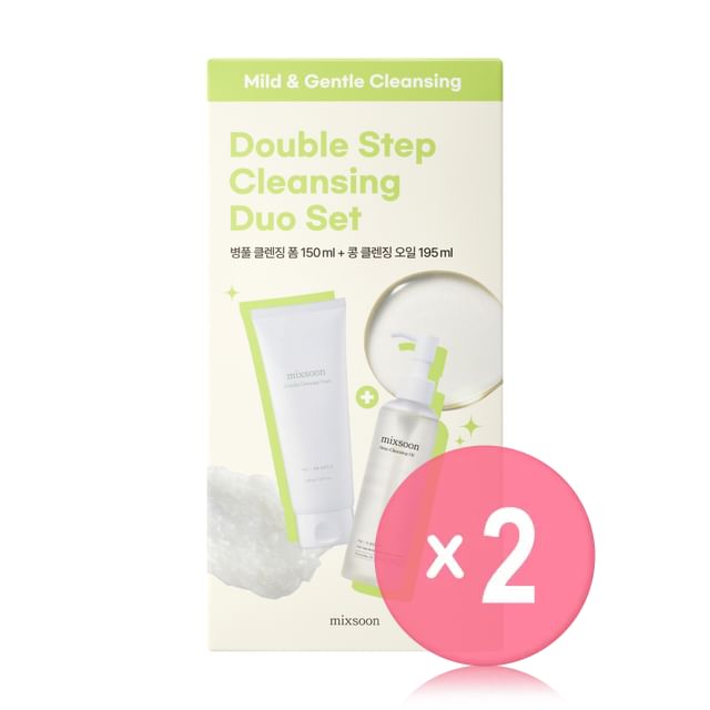 mixsoon-Double Step Cleansing Duo Set 2pcs Bundle Set