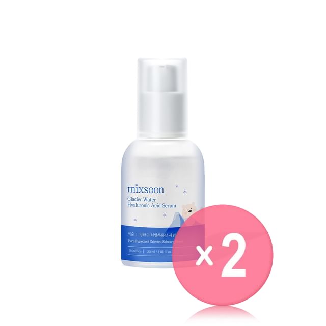 mixsoon-Combo de Mini Sérum Glacier Water Hyaluronic Acid 2uds