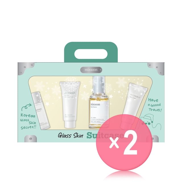 mixsoon-Glass Skin Suitcase 2pcs Bundle Set