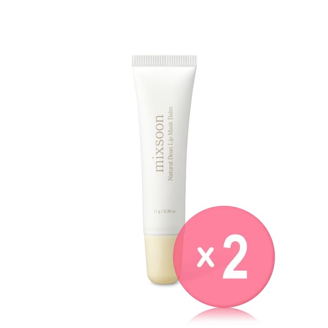 mixsoon-Combo de Bálsamo y Mascarilla Labial Natural Bean 2uds