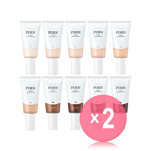 mixsoon-PDRN Collagen Tinted Moisturizer - 10 Colors 2pcs Bundle Set