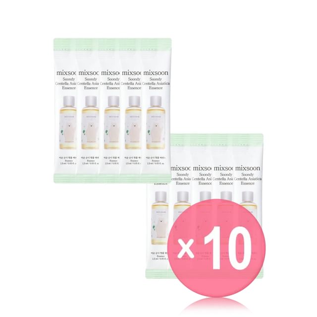 mixsoon-Soondy Centella Asiatica Essence Stick Pouch Set 10pcs 10pcs Bundle Set