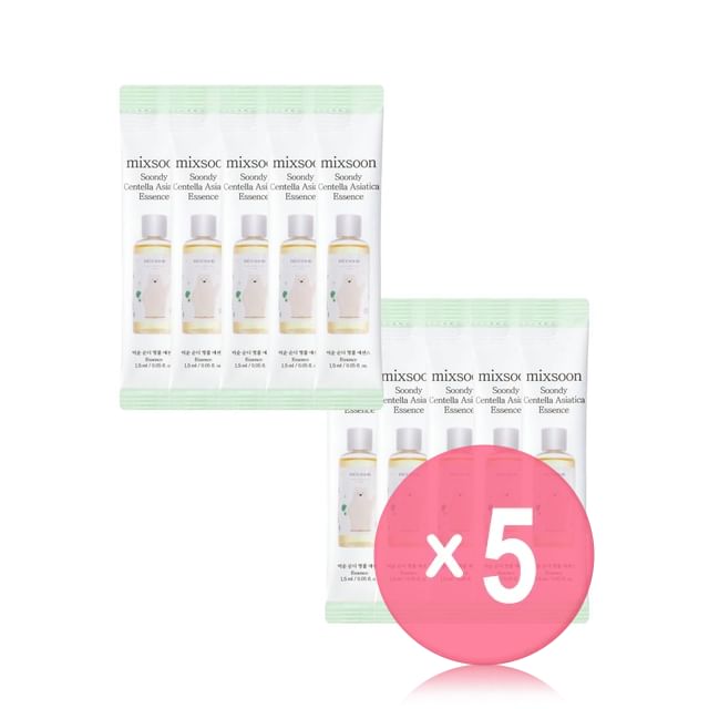 mixsoon-Soondy Centella Asiatica Essence Stick Pouch Set 10pcs 5pcs Bundle Set