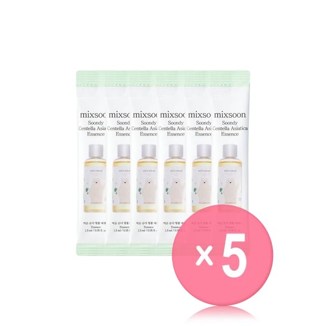 mixsoon-Soondy Centella Asiatica Essence Stick Pouch Set 6pcs 5pcs Bundle Set