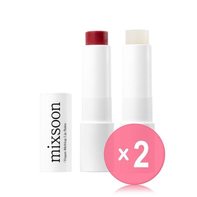mixsoon-Combo de Bálsamo Labial Vegan Melting - 2 Tipos 2uds