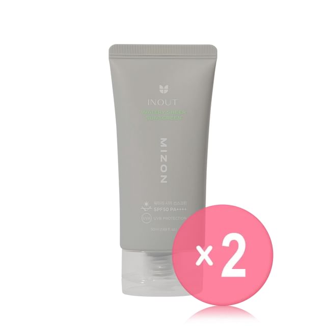 MIZON-Inout Watery Sheer Sunscreen 2pcs Bundle Set