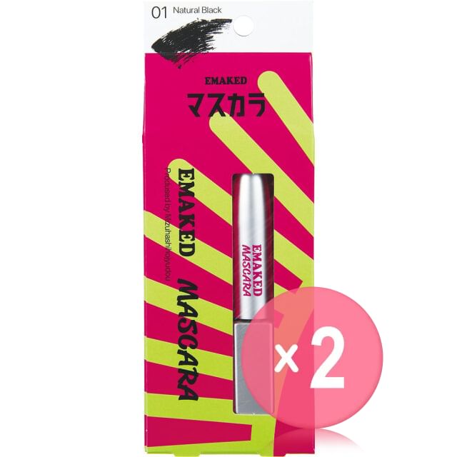 MIZUHASHIHOJYUDO-Emaked Mascara 2pcs Bundle Set
