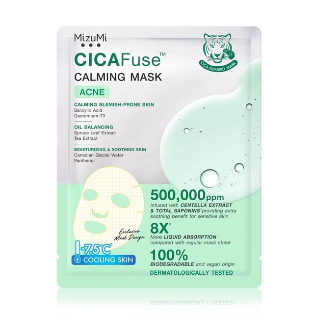 MizuMi-CICAFuse Calming Mask Acne