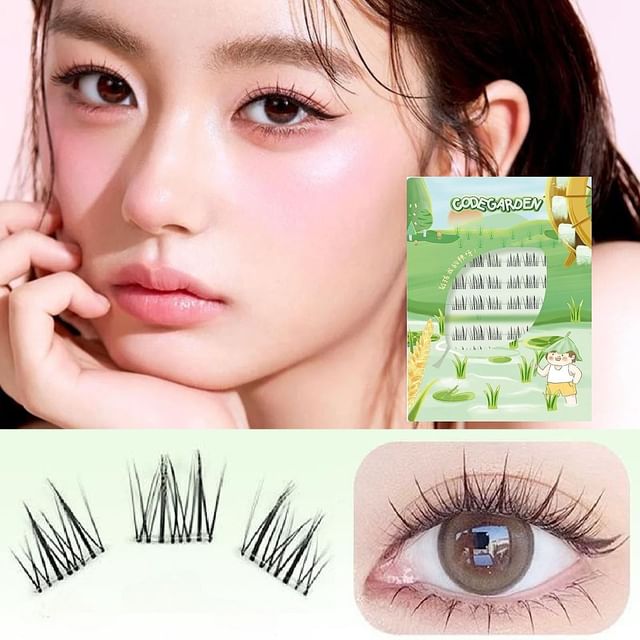 Mogugu-Glue-free Spiky Multipack False Eyelashes Cluster