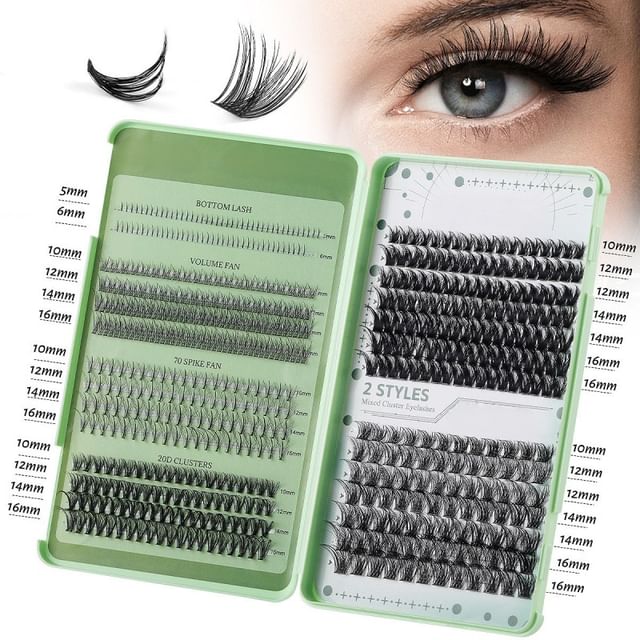 Mogugu-Natural Multipack False Eyelash Clusters