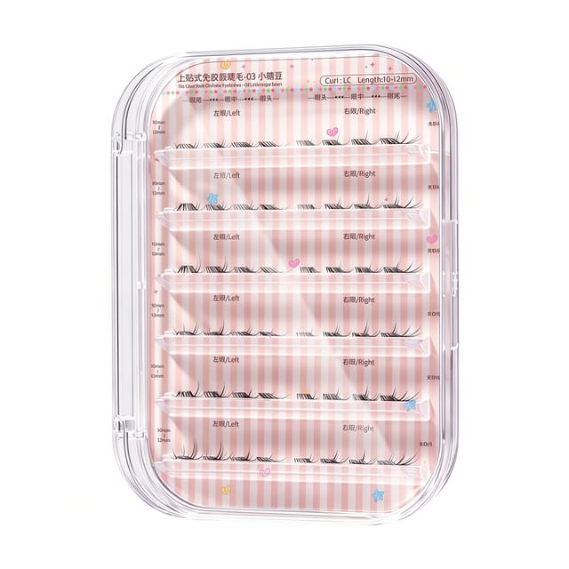 Mogugu-Natural Wispy Glue Free Cluster False Lashes