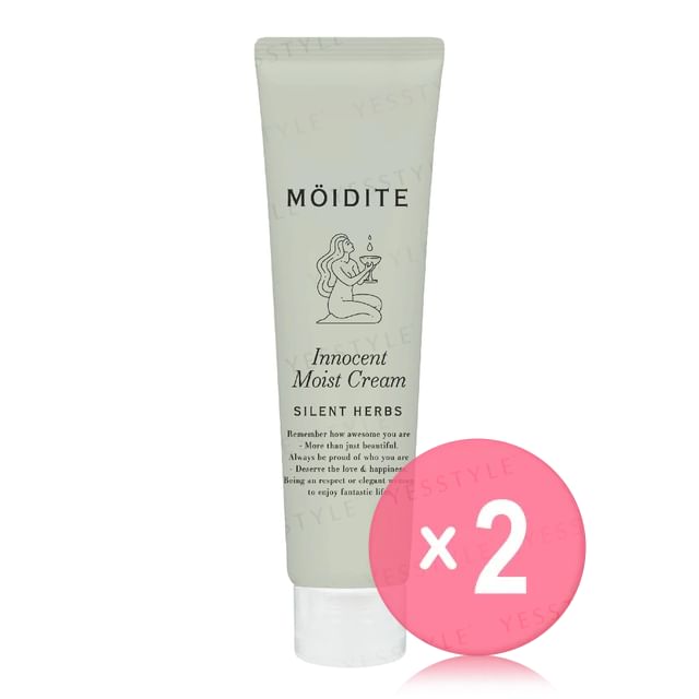 MOIDITE-Innocent Moist Cream Silent Herbs 2pcs Bundle Set