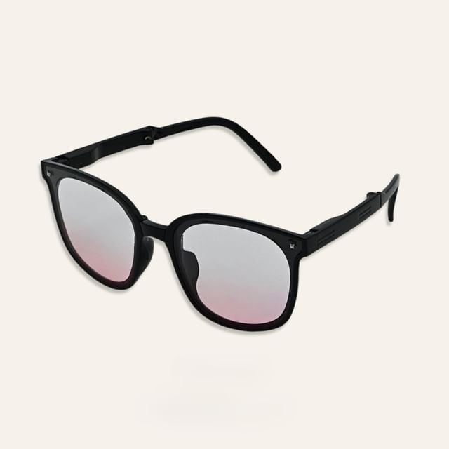 MOL Girl-Foldable Round Sunglasses