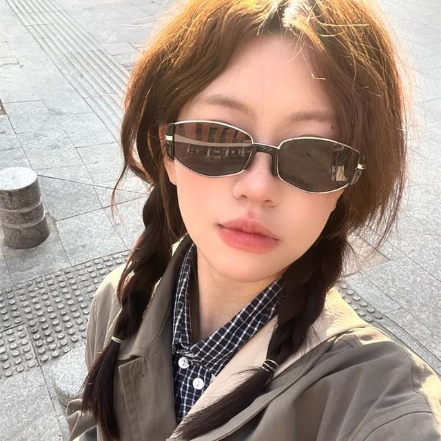 MOL Girl-Plain Rectangular Sunglasses
