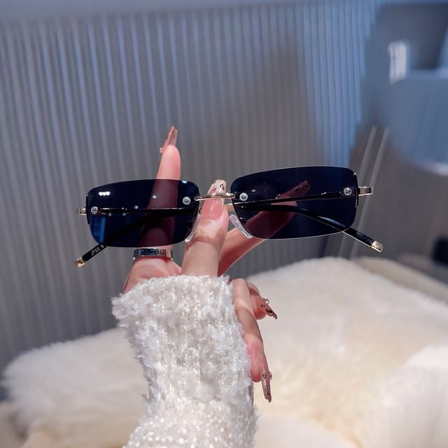MOL Girl-Retro Rimless Sunglasses